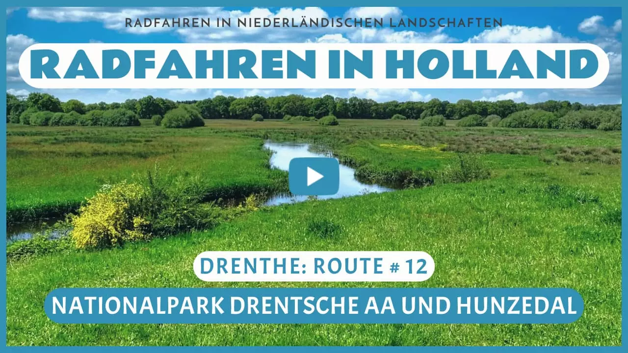 Virtuelles Radfahren in Nationalpark Drentsche Aa und Hunzedal