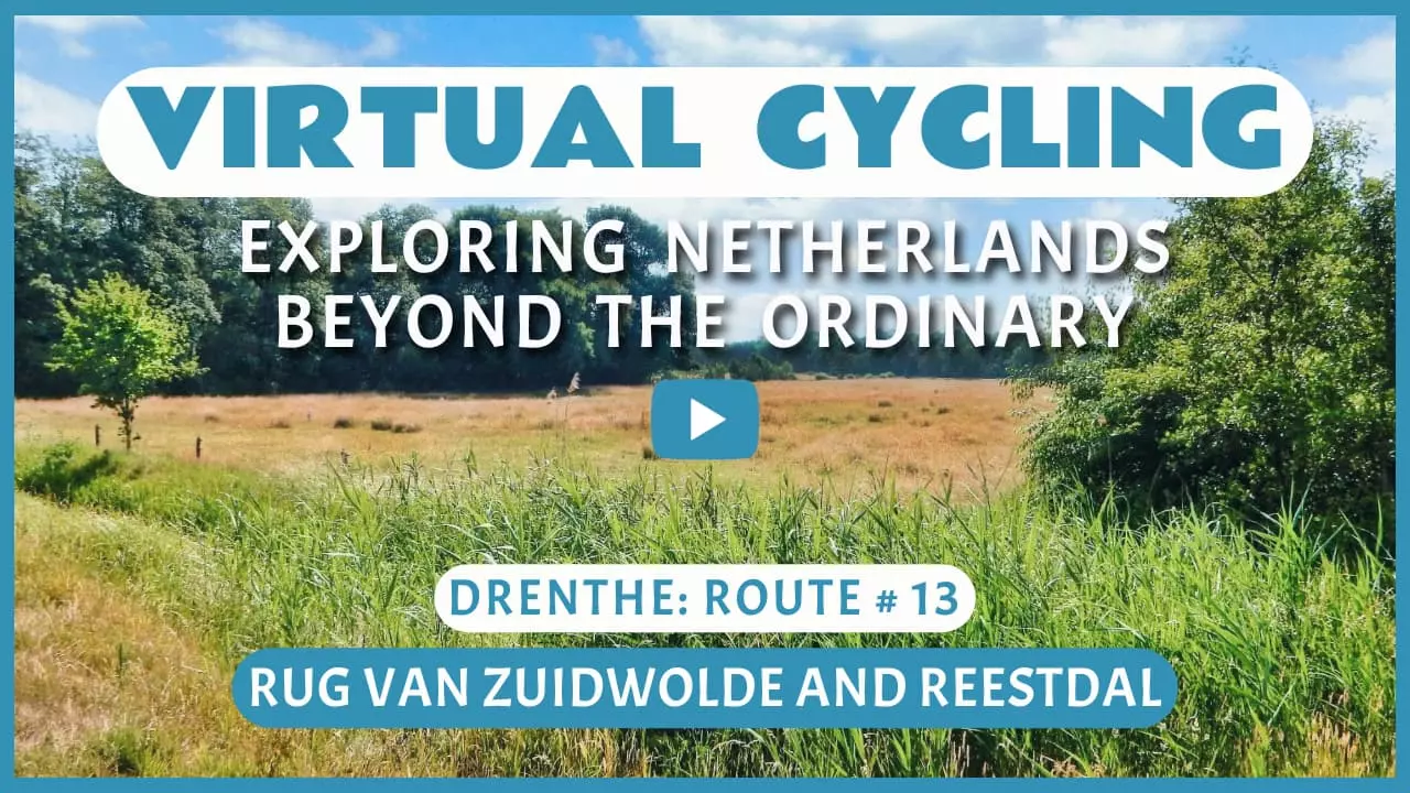 Virtual cycling in Rug van Zuidwolde and Reestdal