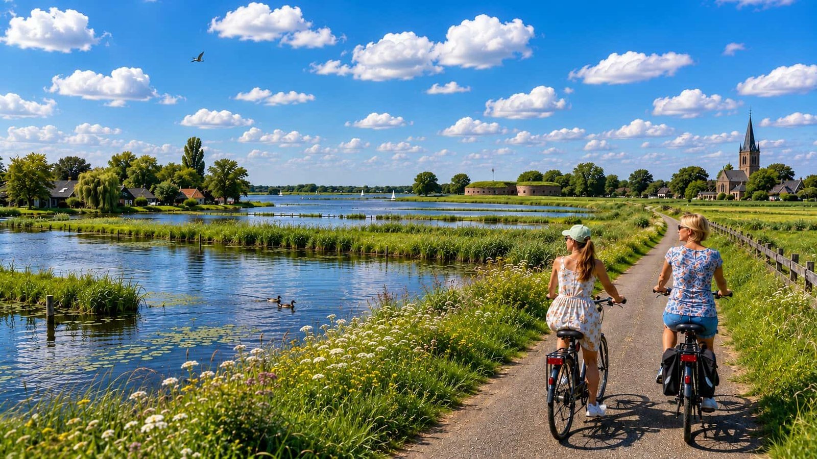 Dutch polders and river landscapes