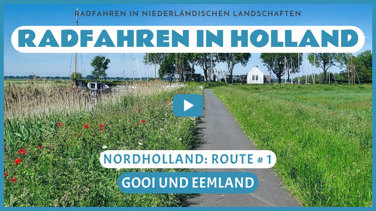 Virtuelles Radfahren durch das Gooi und das Eemland