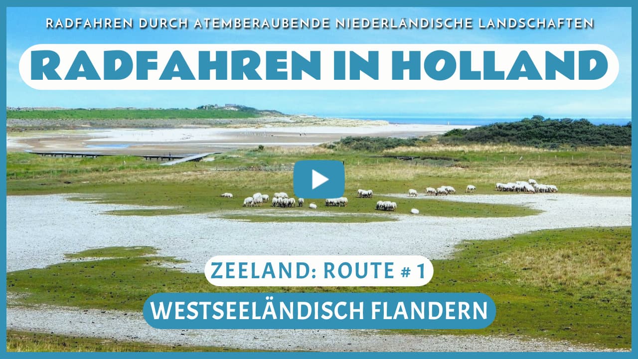 Virtuelles Radfahren in Westseeländisch Flandern