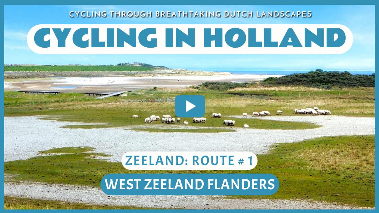 Virtual cycling in West Zeeland Flanders
