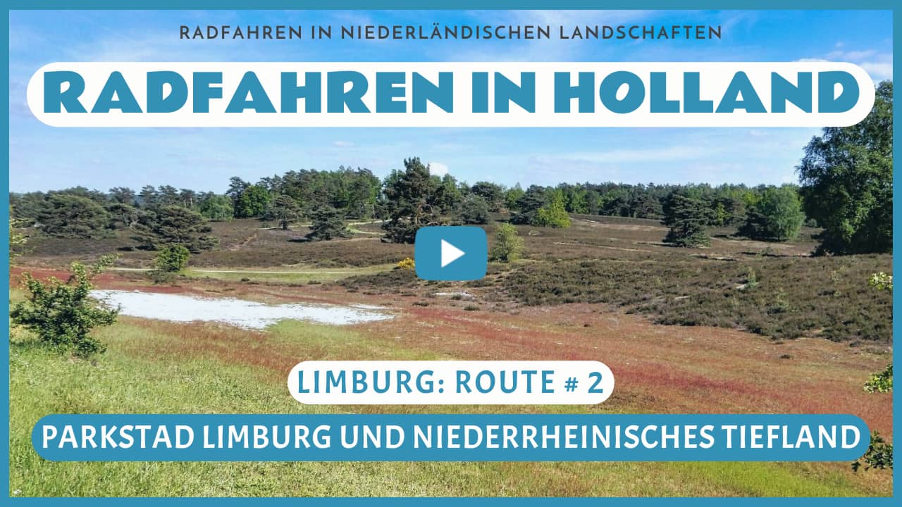 Virtuelles Radfahren durch Parkstad Limburg und das Niederrheinische Tiefland