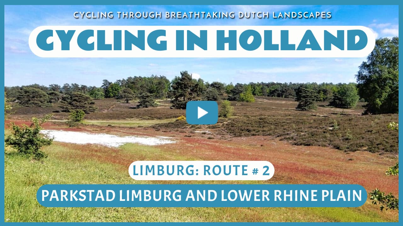 Virtual cycling through Parkstad Limburg and the Lower Rhine Plain