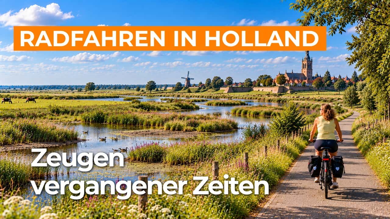 Virtuelles Radfahren durch Oost-Zeeuws-Vlaanderen in Zeeland