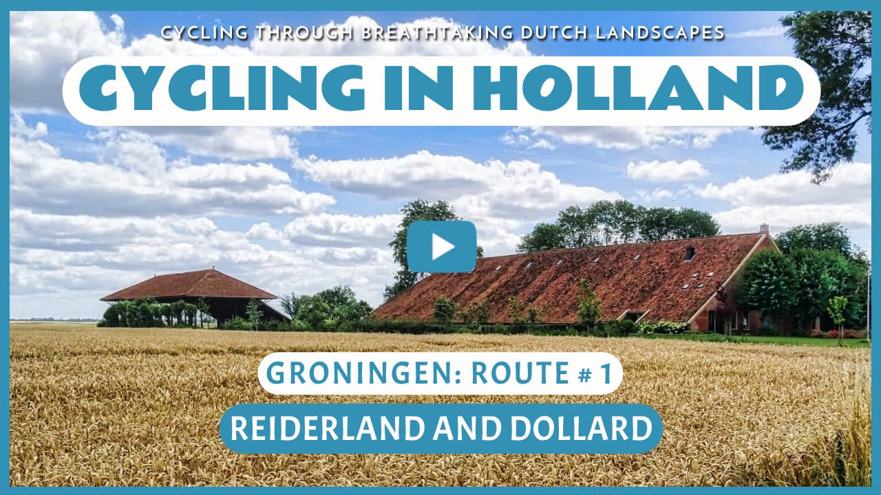 Virtual cycling through the Reiderland and the Dollard