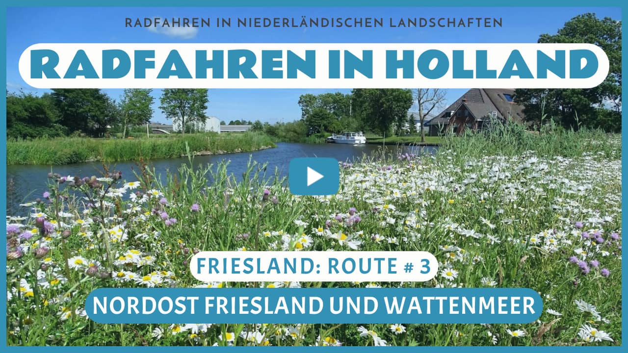 Virtuelles Radfahren durch Nordostfriesland und entlang des Wattenmeers