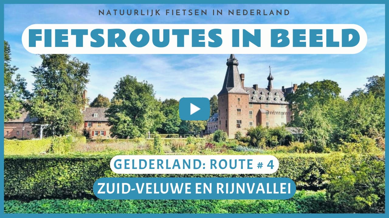 Virtueel fietsen door Zuid-Veluwe en de Rijnvallei