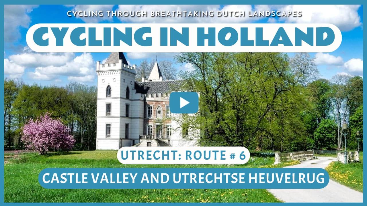 Virtual cycling around Wijk bij Duurstede and the Utrechtse Heuvelrug