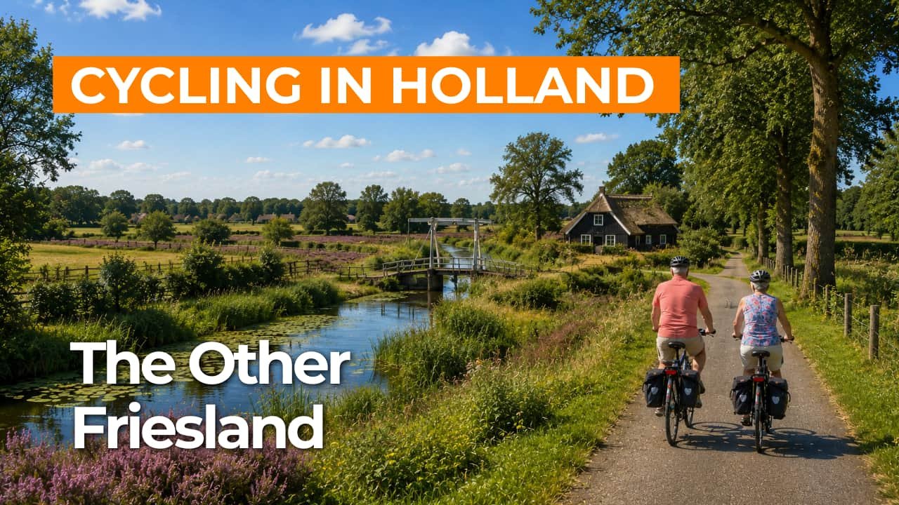 Fietsroute Zuidoosthoek Friesland and Opsterland video