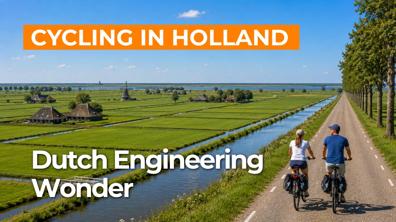Cycling route Land of Leeghwater and UNESCO World Heritage Beemster video