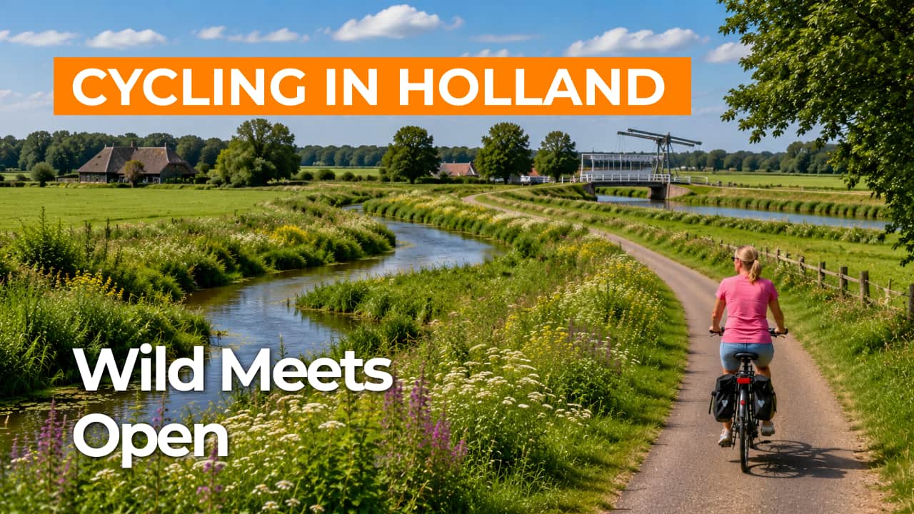 Cycling route Hunze Valley and Peat Colonies video