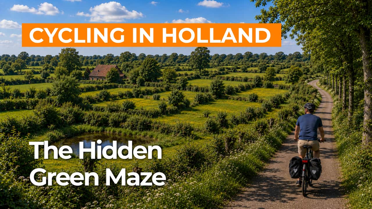 Cycling route National Landscape Noardlike Fryske Wâlden video