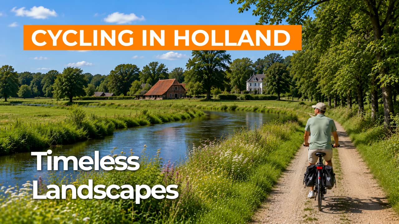 Cycling route Landgoederen Oldenzaal and Dinkel Valley video