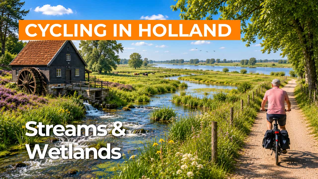Cycling route Veluwe Sprengen and Broeken video