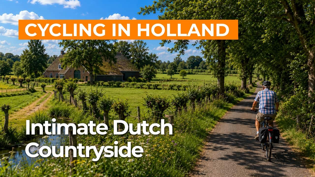 Virtual cycling through Oude IJsselstreek and Oost Gelre