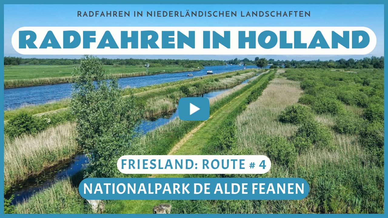 Virtuelles Radfahren durch den Nationalpark De Alde Feanen