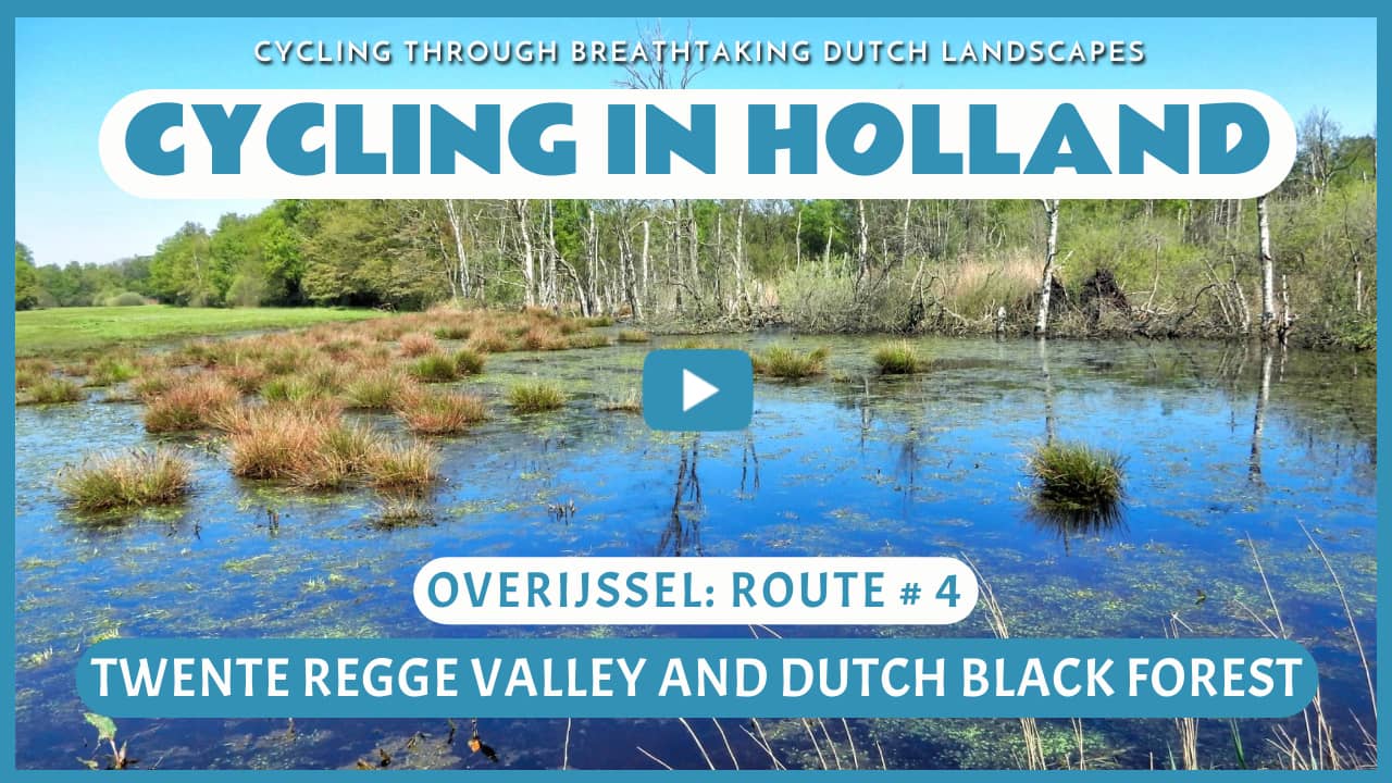 Virtual cycling through the Twente Regge Valley and Dutch Black Forest