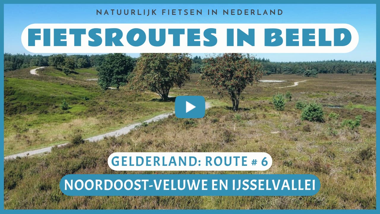 Virtueel fietsen door Noordoost-Veluwe en de IJsselvallei