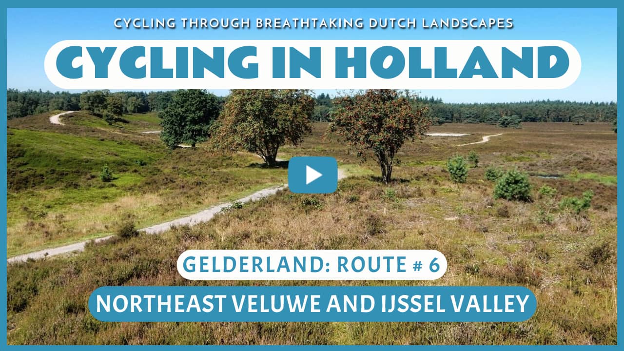 Virtual cycling through Northeast Veluwe and the IJsselvallei