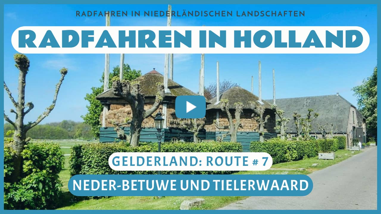 Virtuelles Radfahren durch die Neder-Betuwe und die Tielerwaard