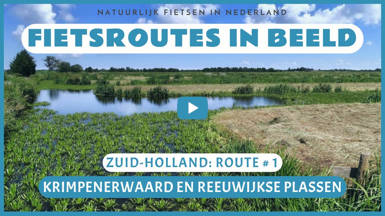Virtueel fietsen door de Krimpenerwaard en de Reeuwijkse Plassen