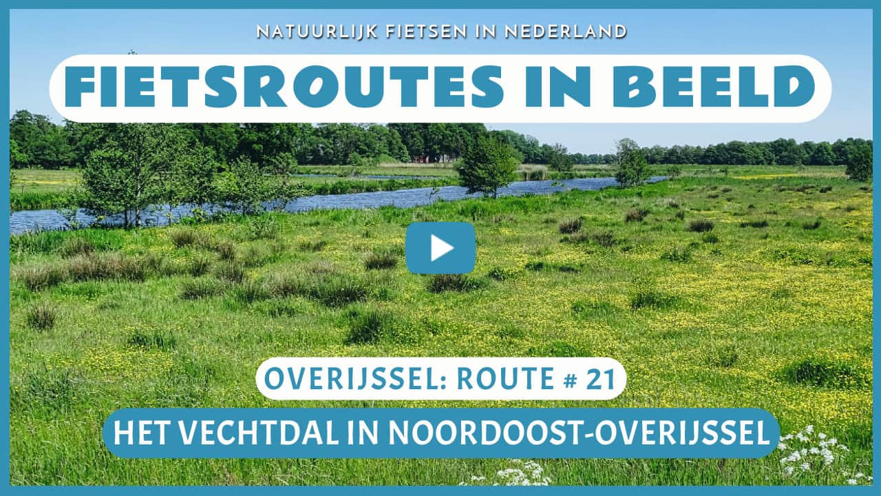 Virtueel fietsen door het Vechtdal in Noordoost-Overijssel