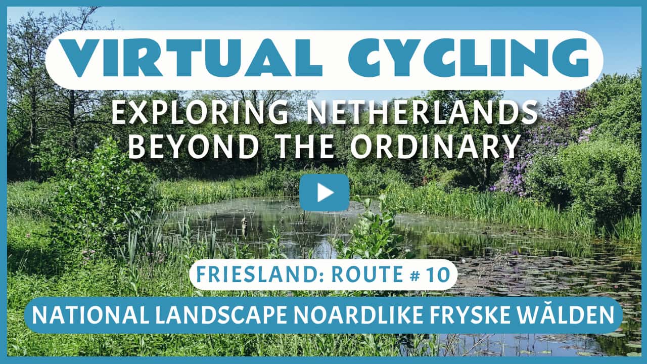 Virtual cycling in the National Landscape Noardlike Fryske Wâlden