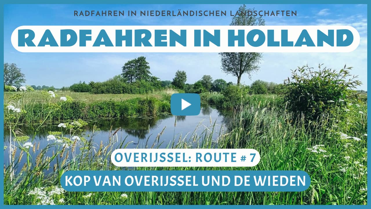 Virtuelle Radtour durch die Kop van Overijssel und die Wieden