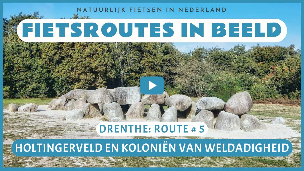 Virtueel fietsen in het Holtingerveld en de Koloniën van Weldadigheid