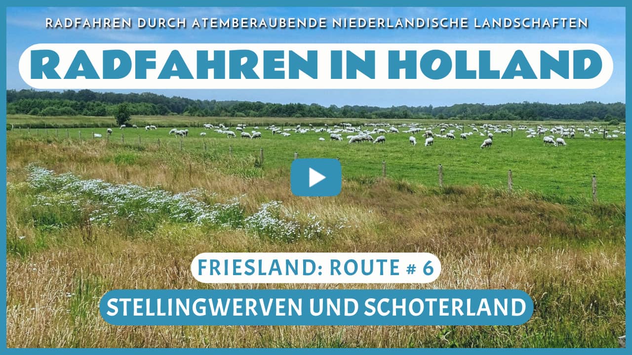 Virtuelle Radtour durch die Stellingwerven und das Schoterland