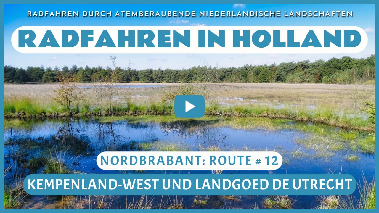 Virtuelles Radfahren durch Kempenland-West und Landgoed De Utrecht