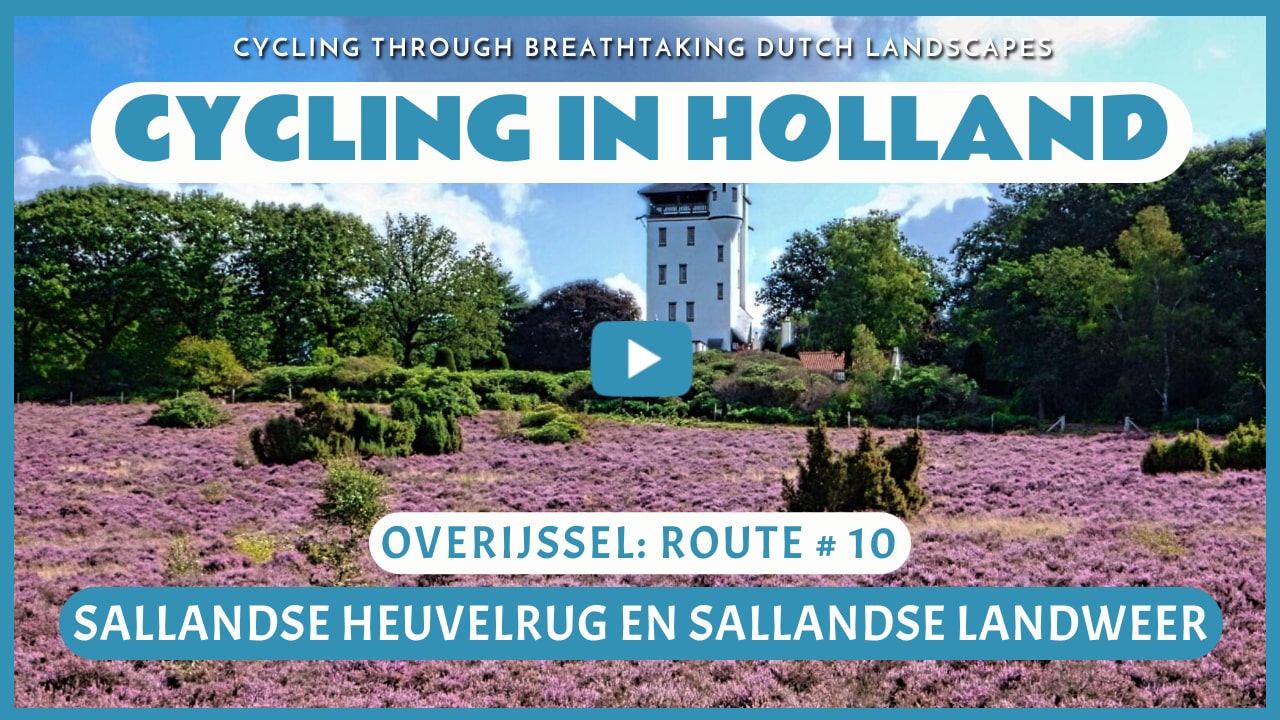 Virtual cycling through the Sallandse Heuvelrug and the Sallandse Landweer