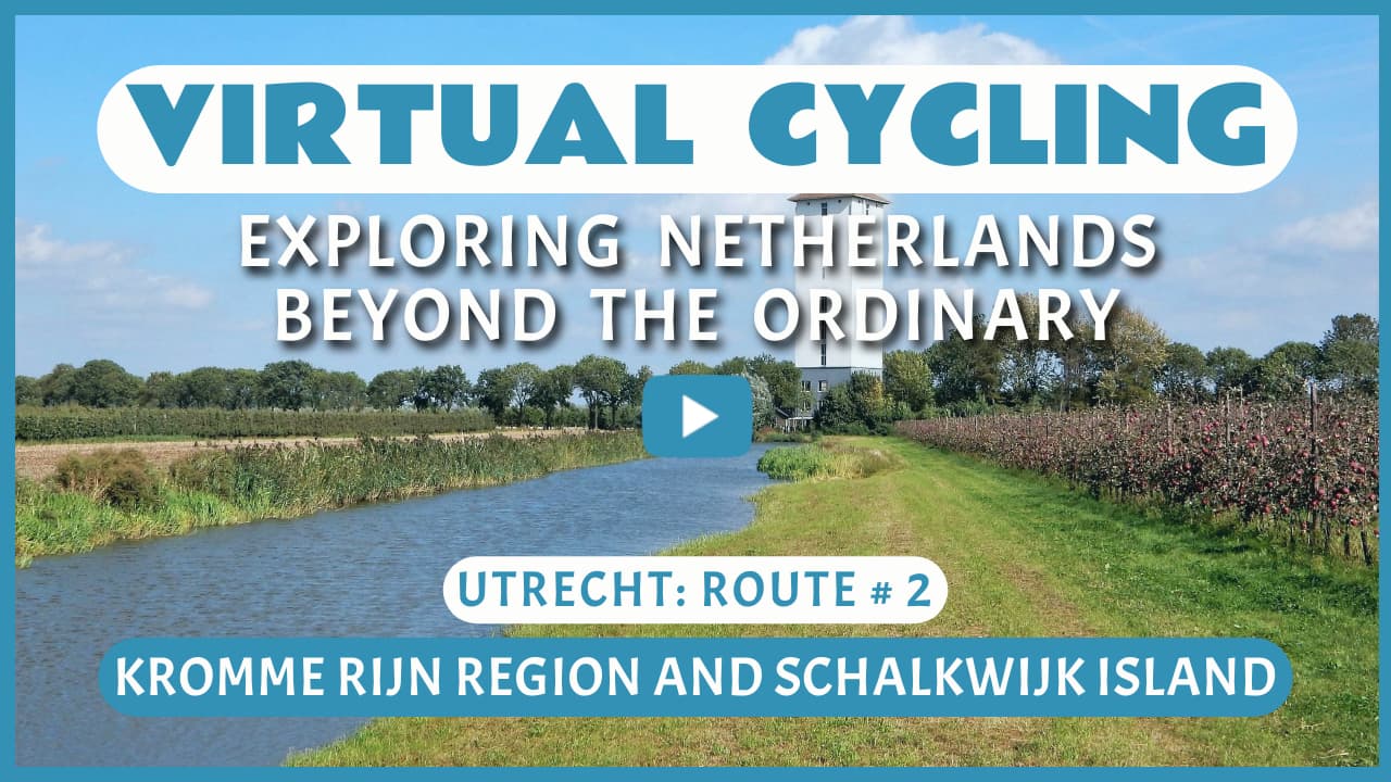 Virtual cycling in Kromme Rijngebied