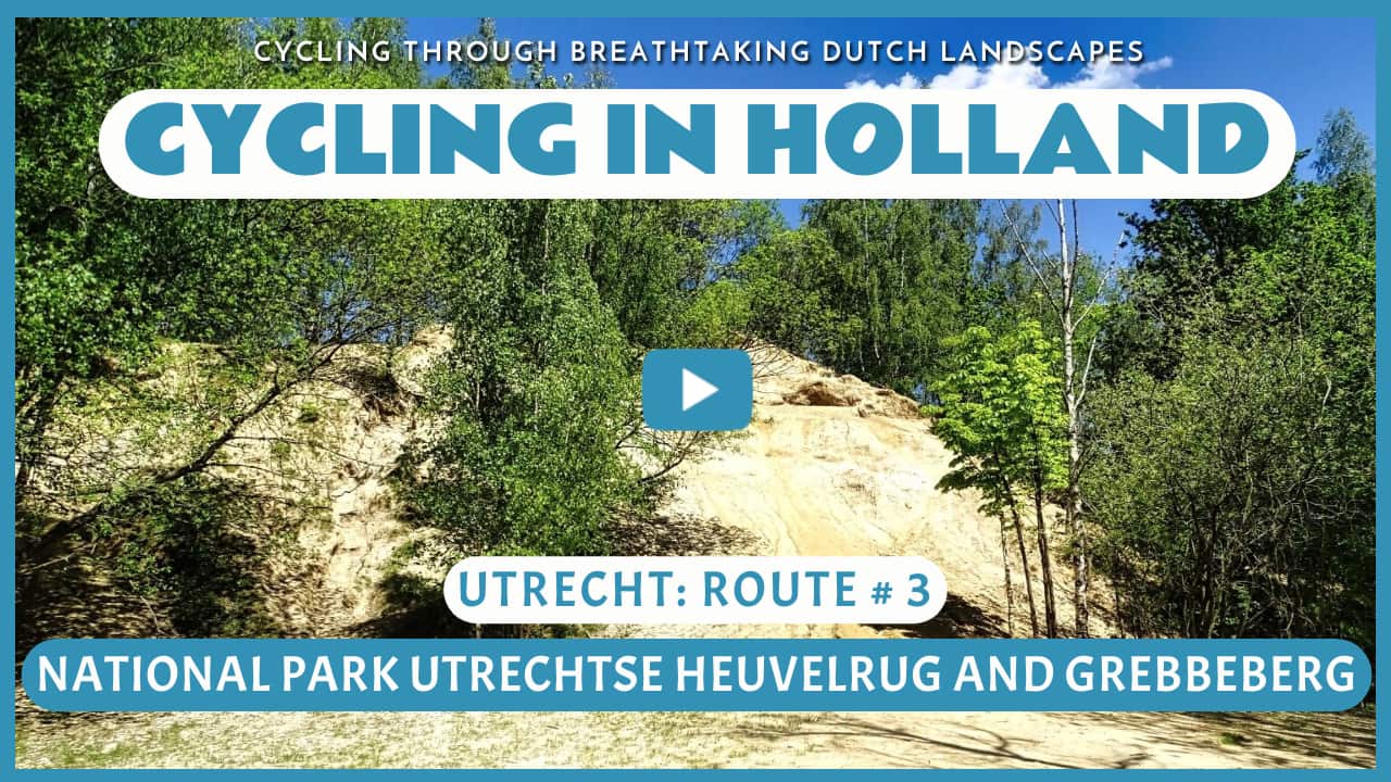 Virtual cycling through the National Park Utrechtse Heuvelrug and the Grebbeberg