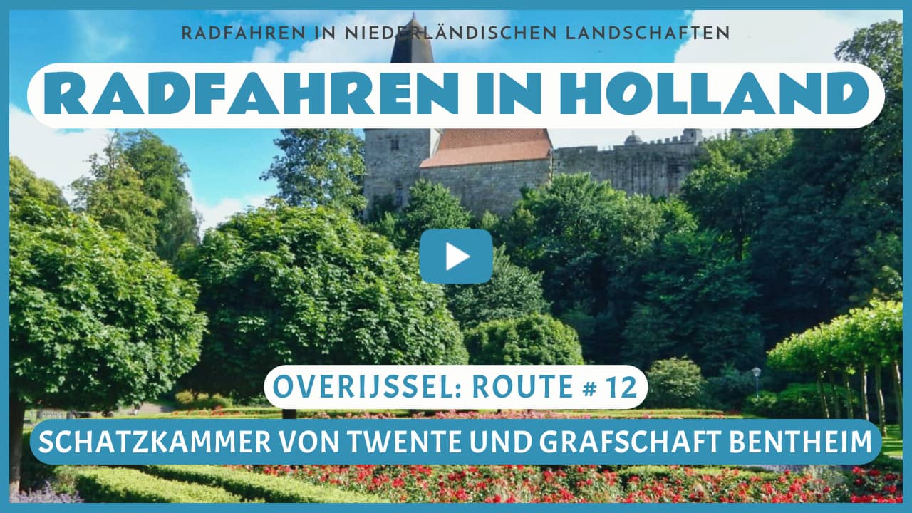 Virtuelles Radfahren durch die Schatzkammer von Twente und die Grafschaft Bentheim