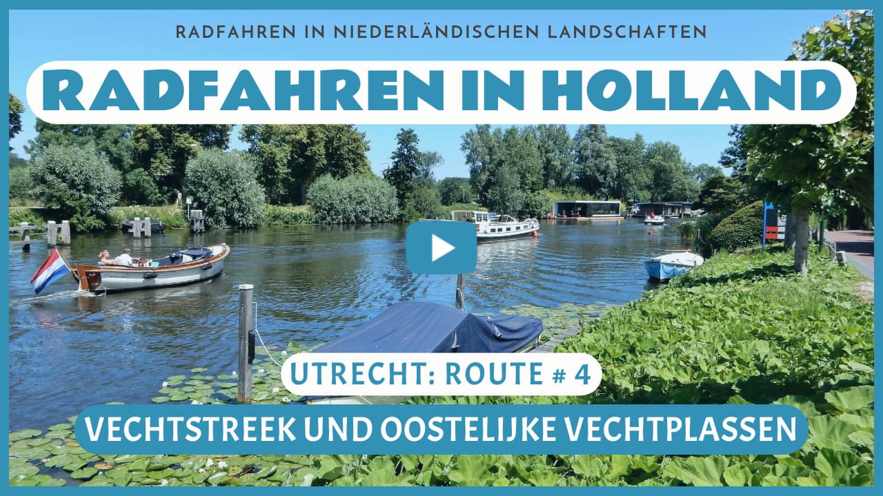 Virtuelles Radfahren durch die Vechtstreek und die Oostelijke Vechtplassen