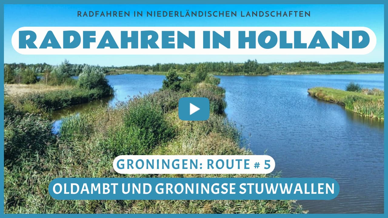 Virtuelles Radfahren durch das Oldambt und die Groningse Stuwwallen