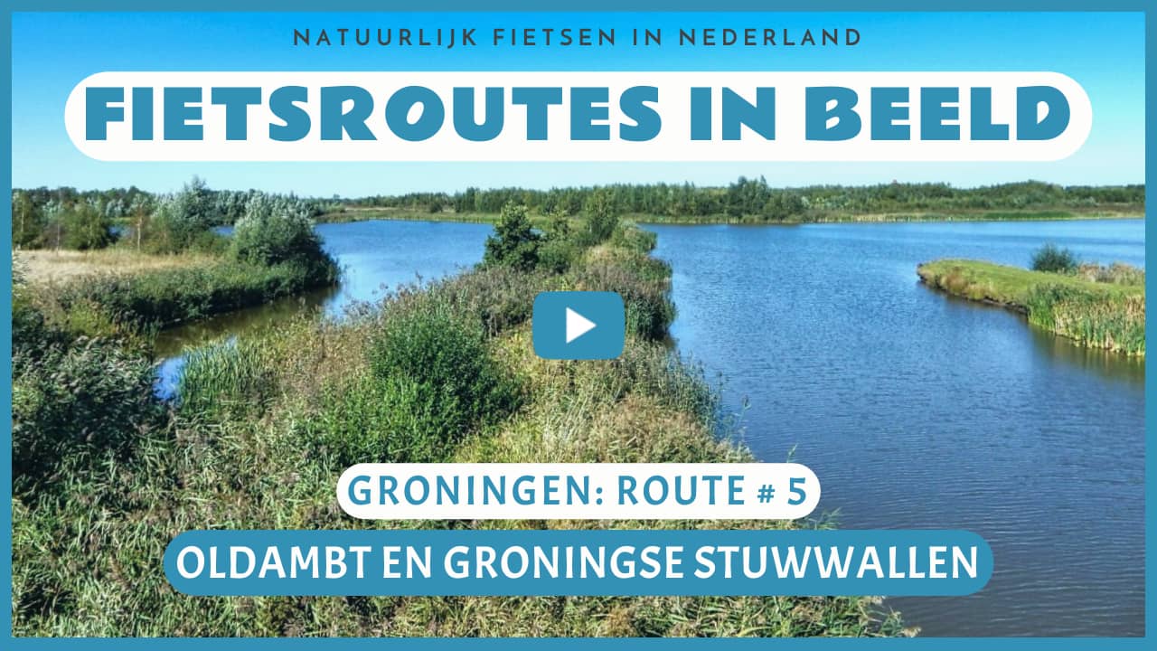 Virtueel fietsen door Oldambt en de Groningse Stuwwallen