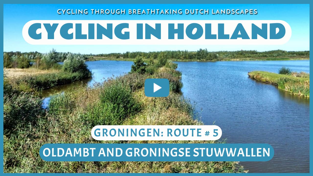Virtual cycling through Oldambt and the Groningse Stuwwallen