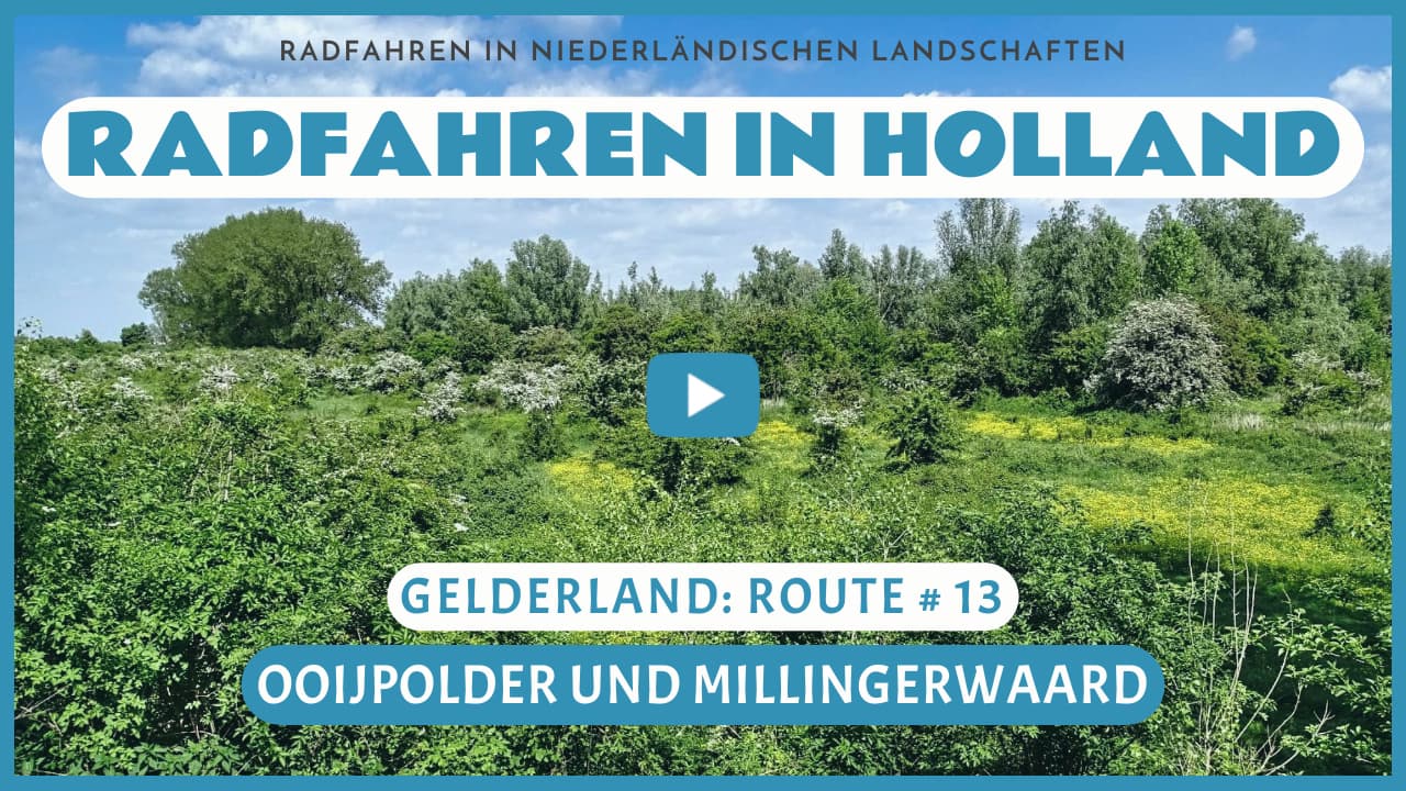 Virtuelles Radfahren im Ooijpolder und in der Millingerwaard