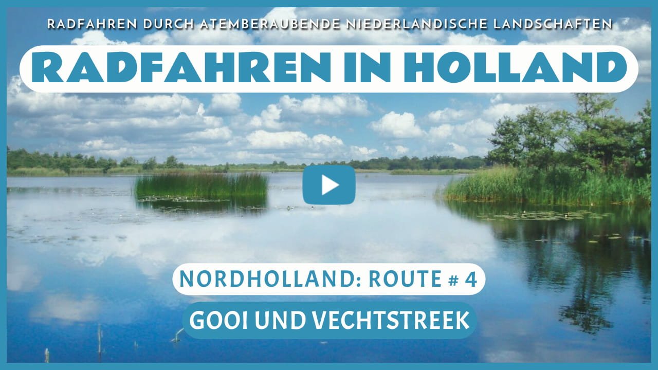 Virtuelles Radfahren in der Gooi und Vechtstreek