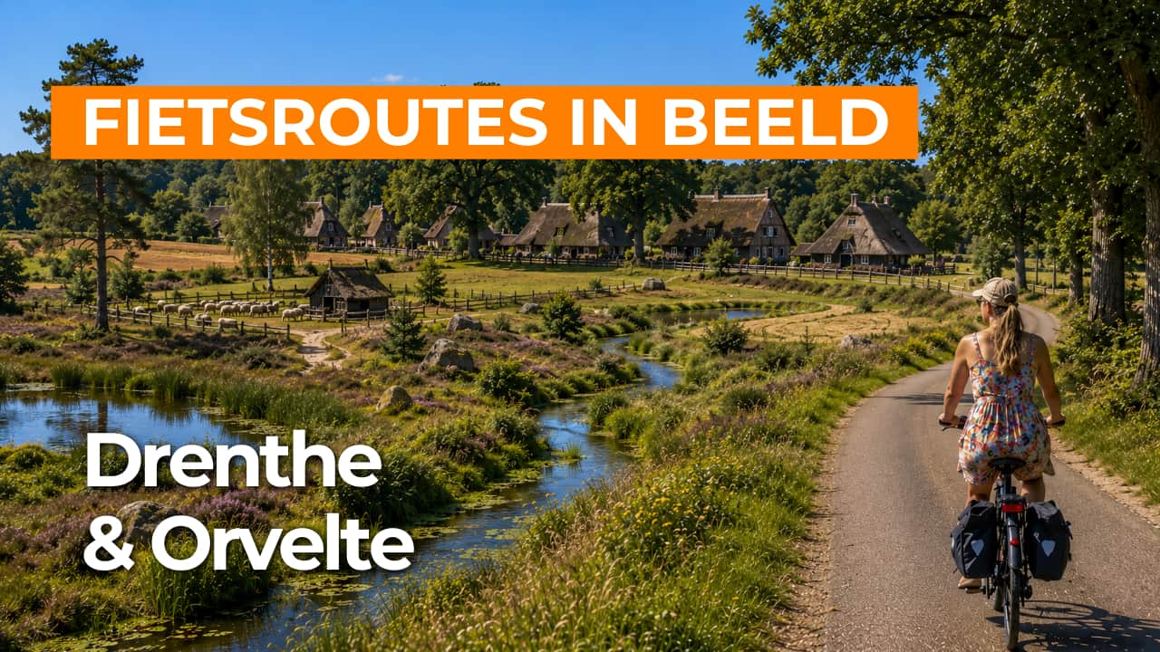 Fietsroute Hart van Drenthe en Orvelte video