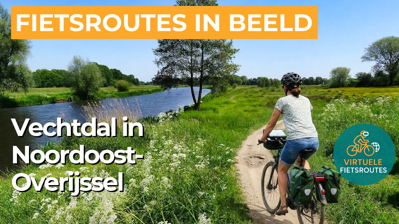 Cycling route Vecht Valley in Northeast Overijssel video