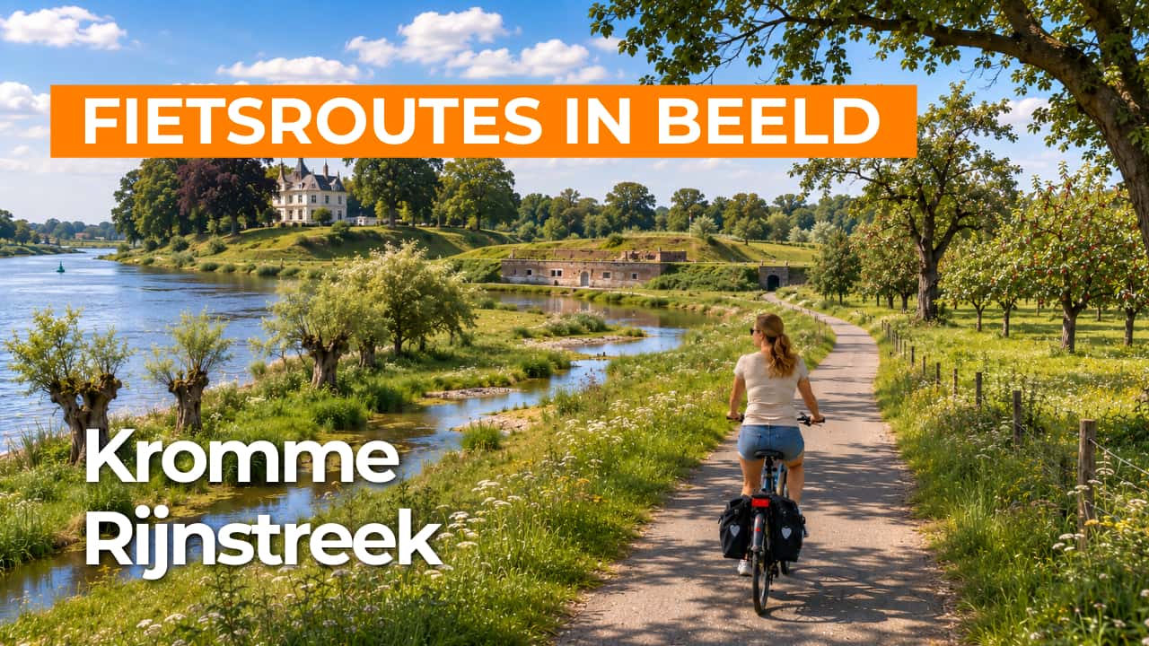 Fietsroute Kromme Rijnstreek en Eiland van Schalkwijk video