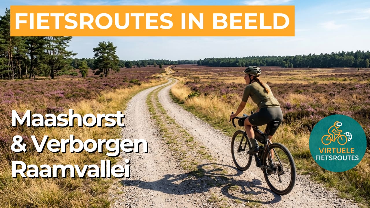 Cycling route Maashorst and Verborgen Raam Valley video
