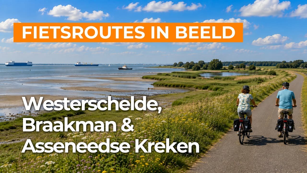 Virtueel fietsen door Westerschelde, Braakman en Asseneedse Kreken