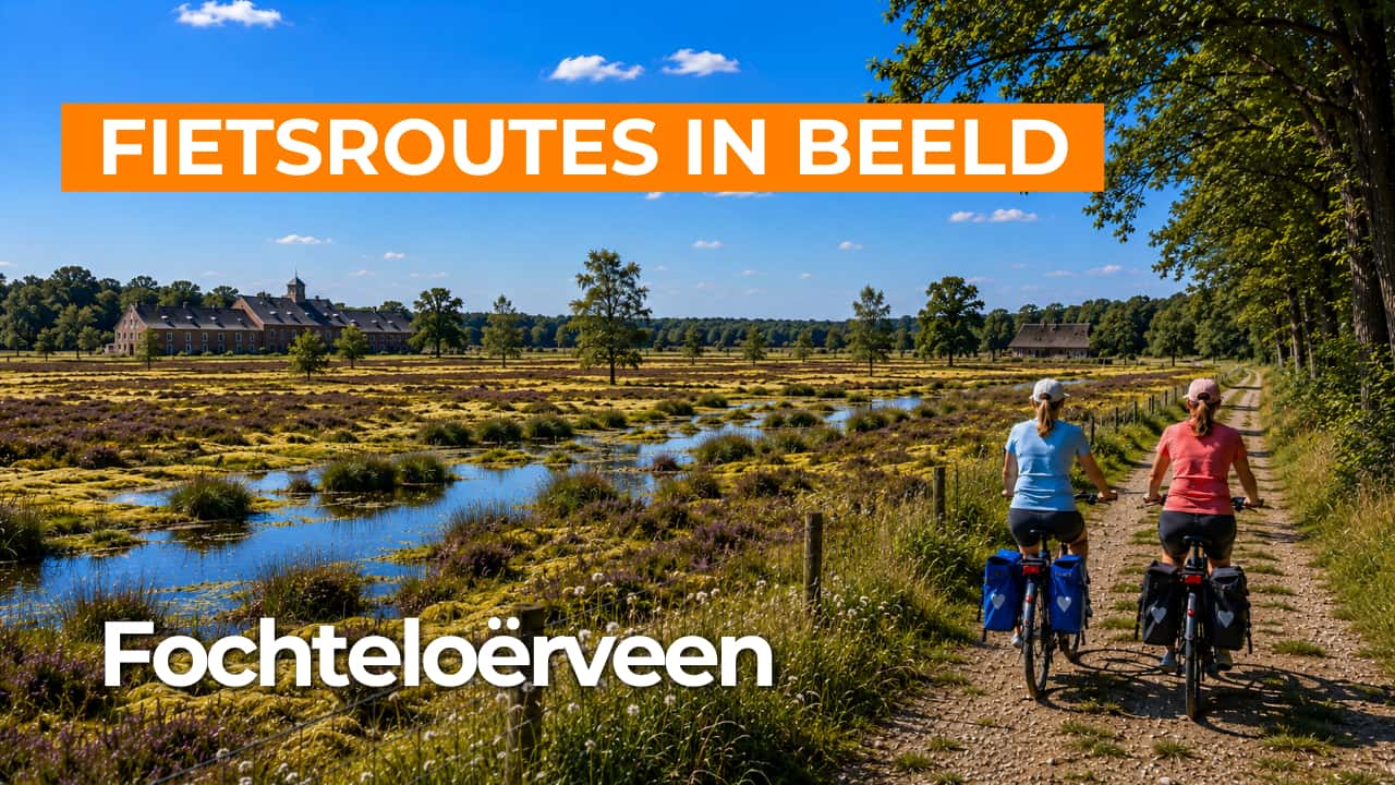 Fietsroute Norger Esdorpenlandschap en Fochteloërveen video
