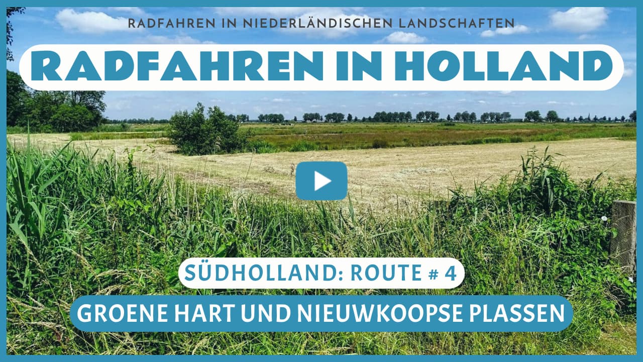 Virtuelle Radtour durch das Groene Hart und die Nieuwkoopse Plassen