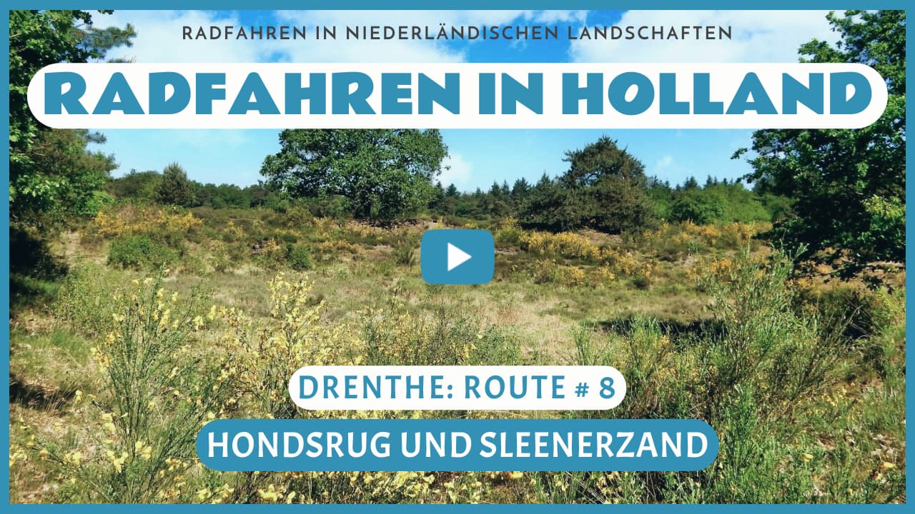 Virtuelles Radfahren durch die Hondsrug und das Sleenerzand